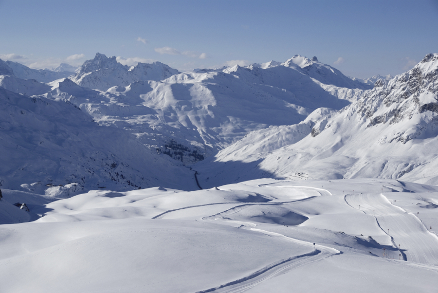 Ski region on the Arlberg Ski holidays in St. Anton with best conditions